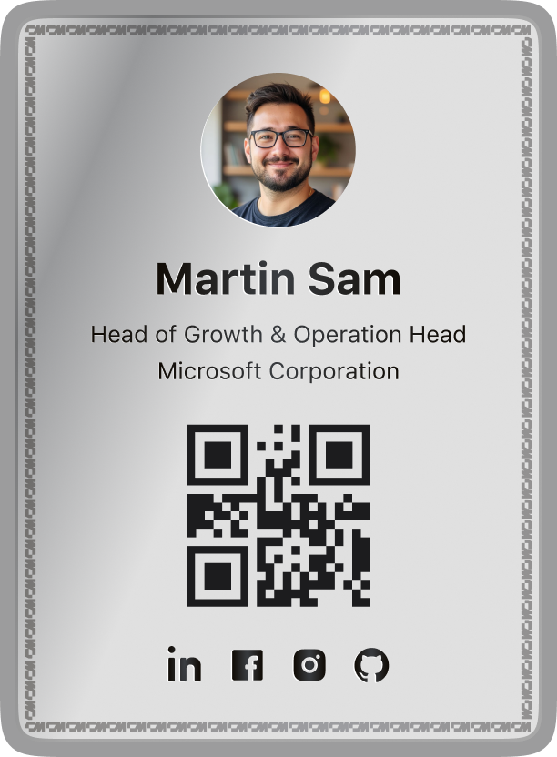 ConnectMachine digital card — Business Networking